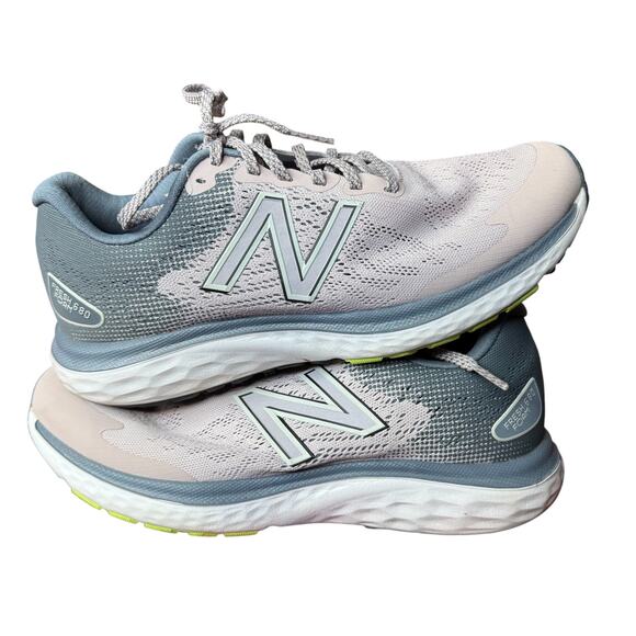 New Balance 8.5 Fresh Foam 680v7 Gray Running Shoes Lightweight Comfort Sport - Picture 4 of 9